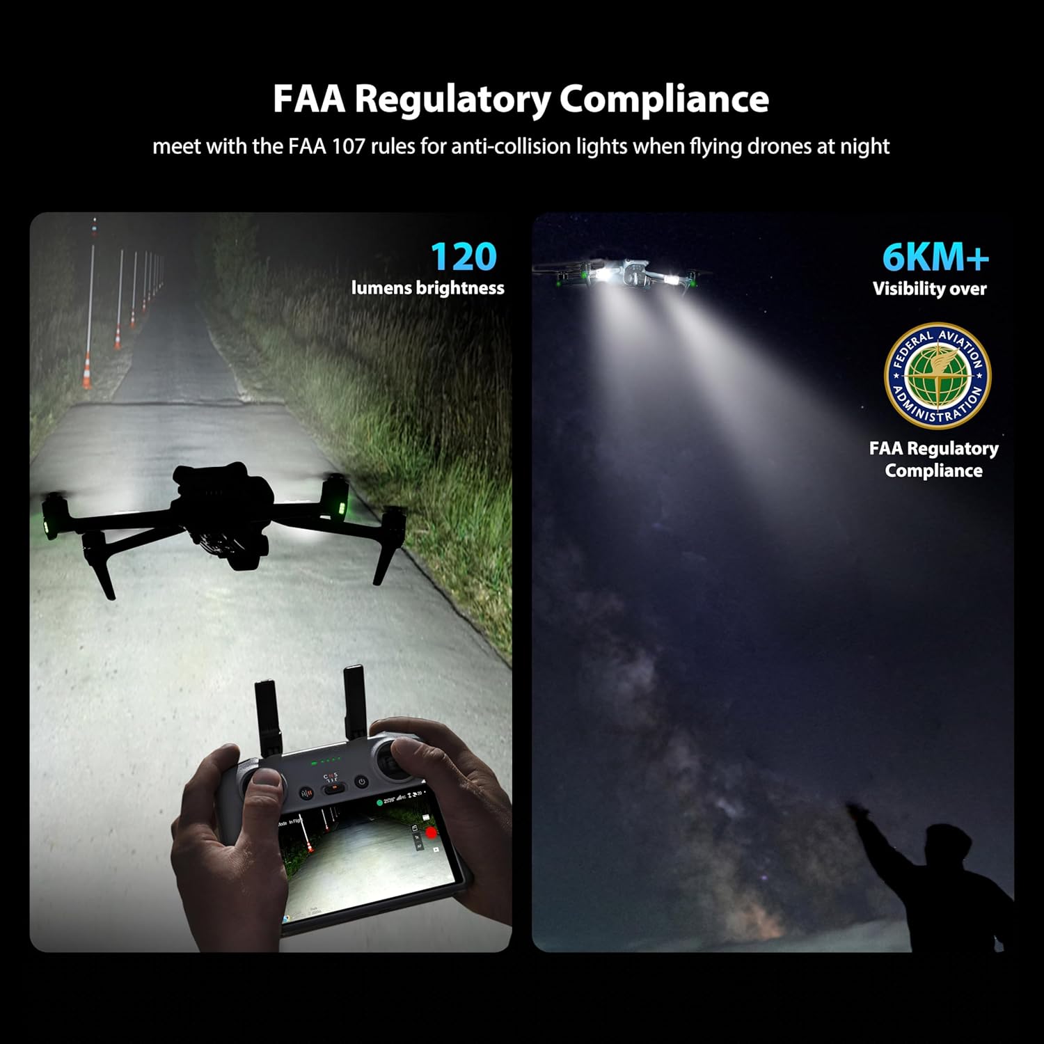 STARTRC ドローン ストロボライト 衝突防止ライト 充 - Drone Battery Bag のレビューと価格
