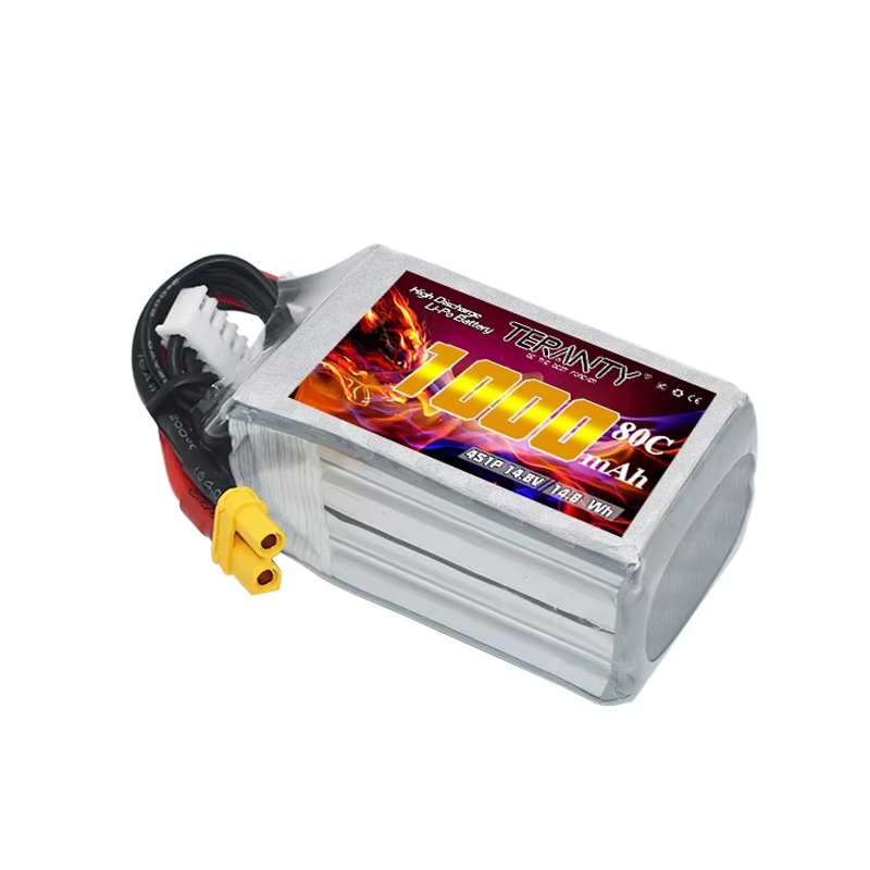 TERANTY 4S 1000mAh 14.8V 80C/1 - Drone Battery Connector のレビューと価格
