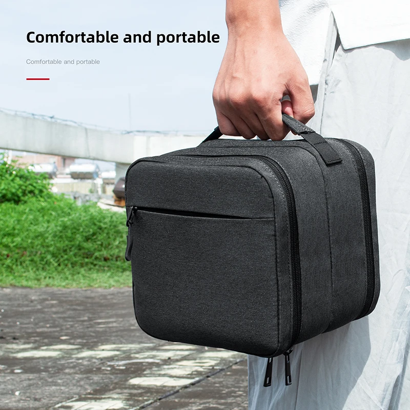 ポータブルケース二層収納スペースハンドバッグ DJI ゴーグ - Drone Battery Bag のレビューと価格