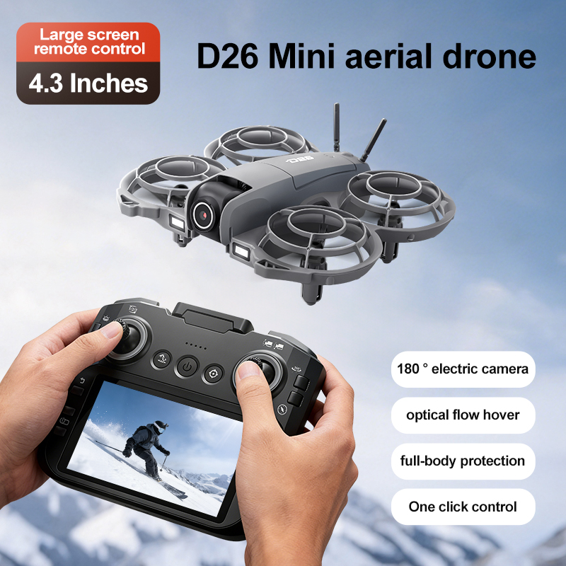 D26 ドローン 4K 空撮HD 180 °   カメラ付き - Drone Battery Box のレビューと価格