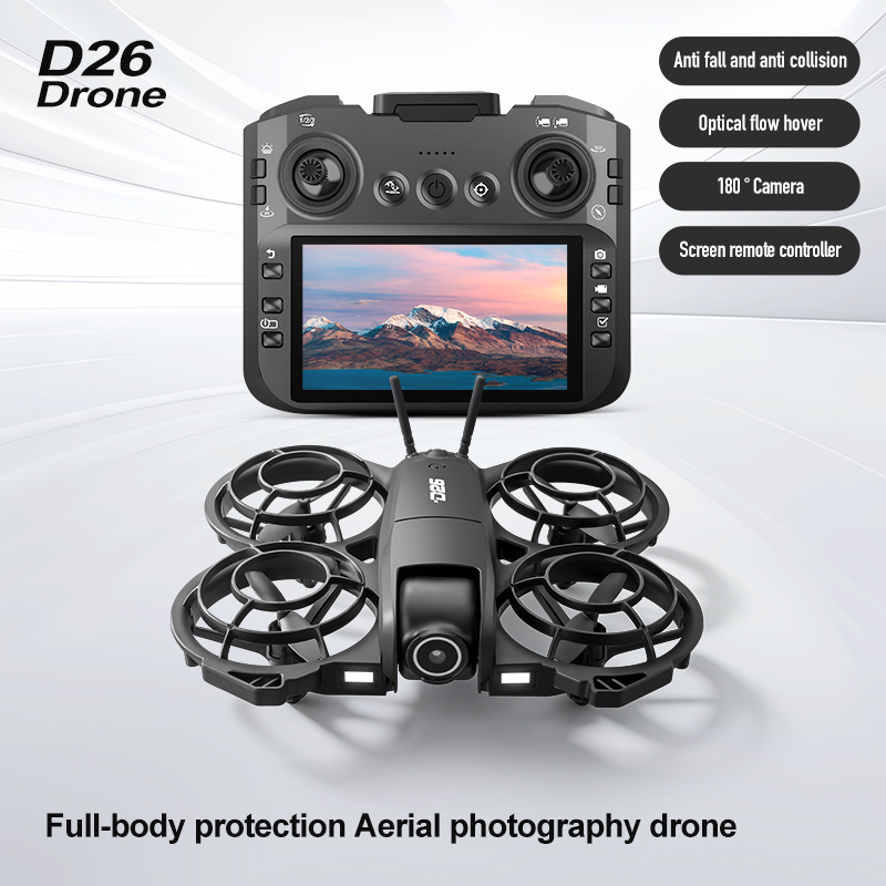 D26 ドローン 4K 空撮HD 180 °   カメラ付き - Drone Battery Box のレビューと価格