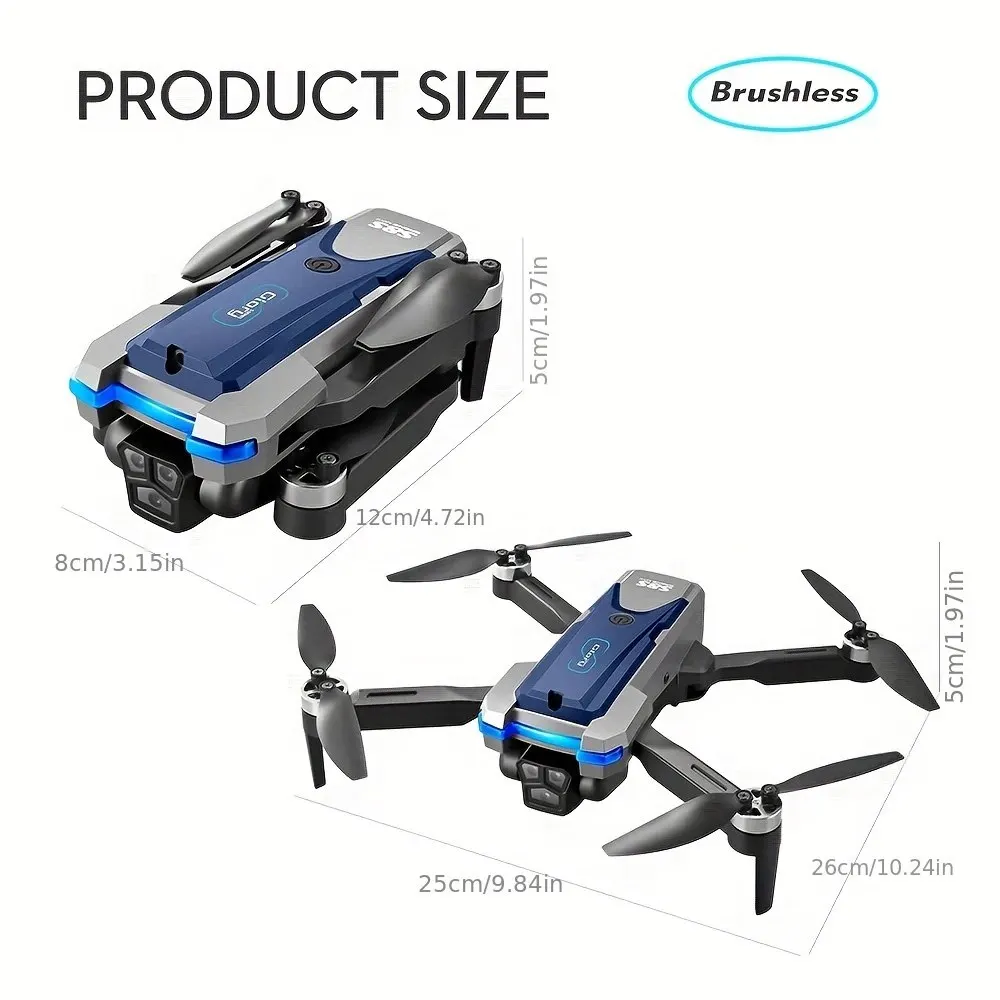 折りたたみ式リモートコントロールドローンRCS8S GPS, - Drone Battery Box のレビューと価格